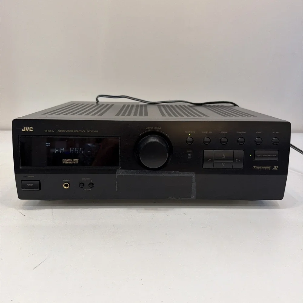 JVC RX-554V Audio/Video Control Pro Logic Stereo Receiver - Powers On! - Picture 1 of 7